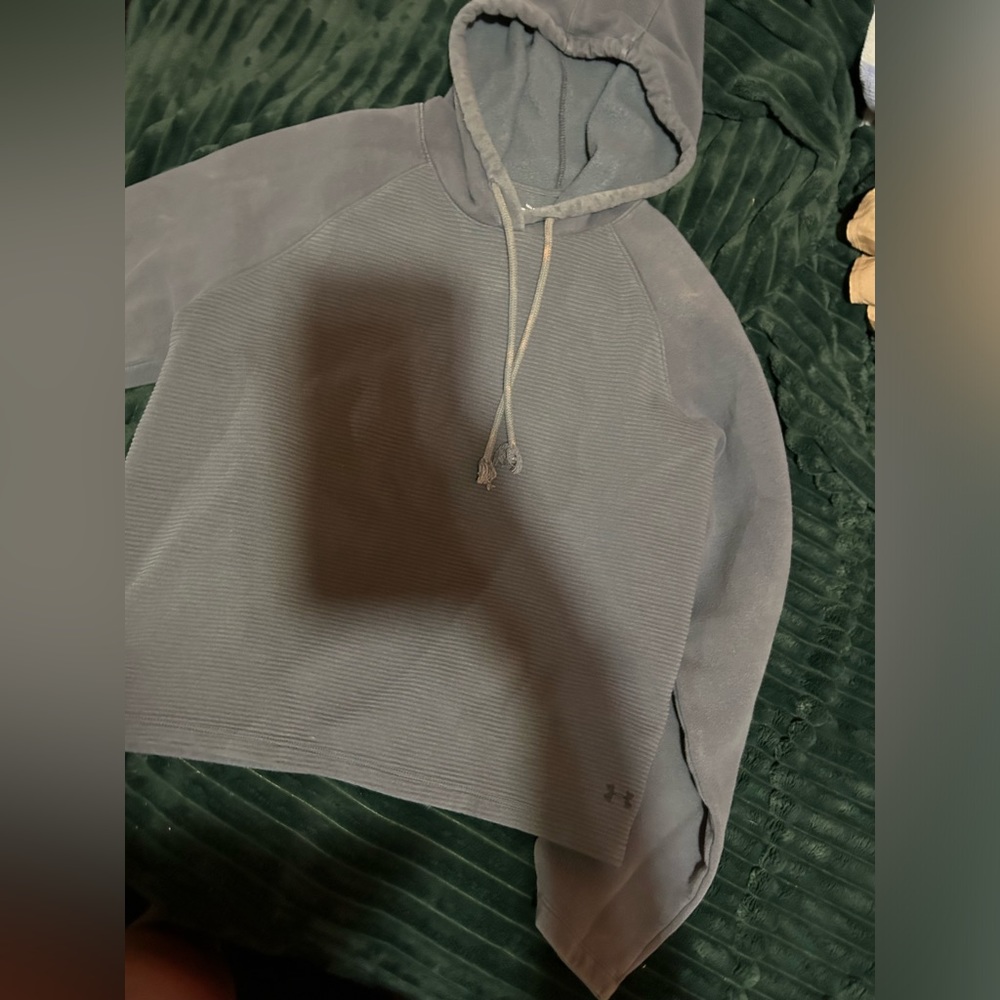 purple/grey hoodie